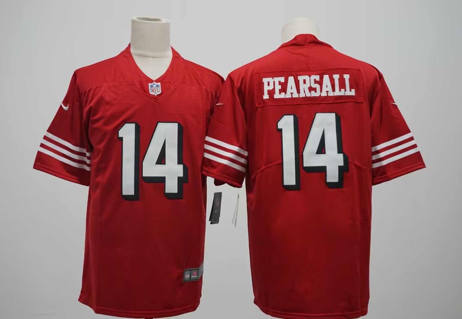 Men San Francisco 49ers #14 Pearsall red 2024 Nike Limited NFL Jersey style7->san francisco 49ers->NFL Jersey